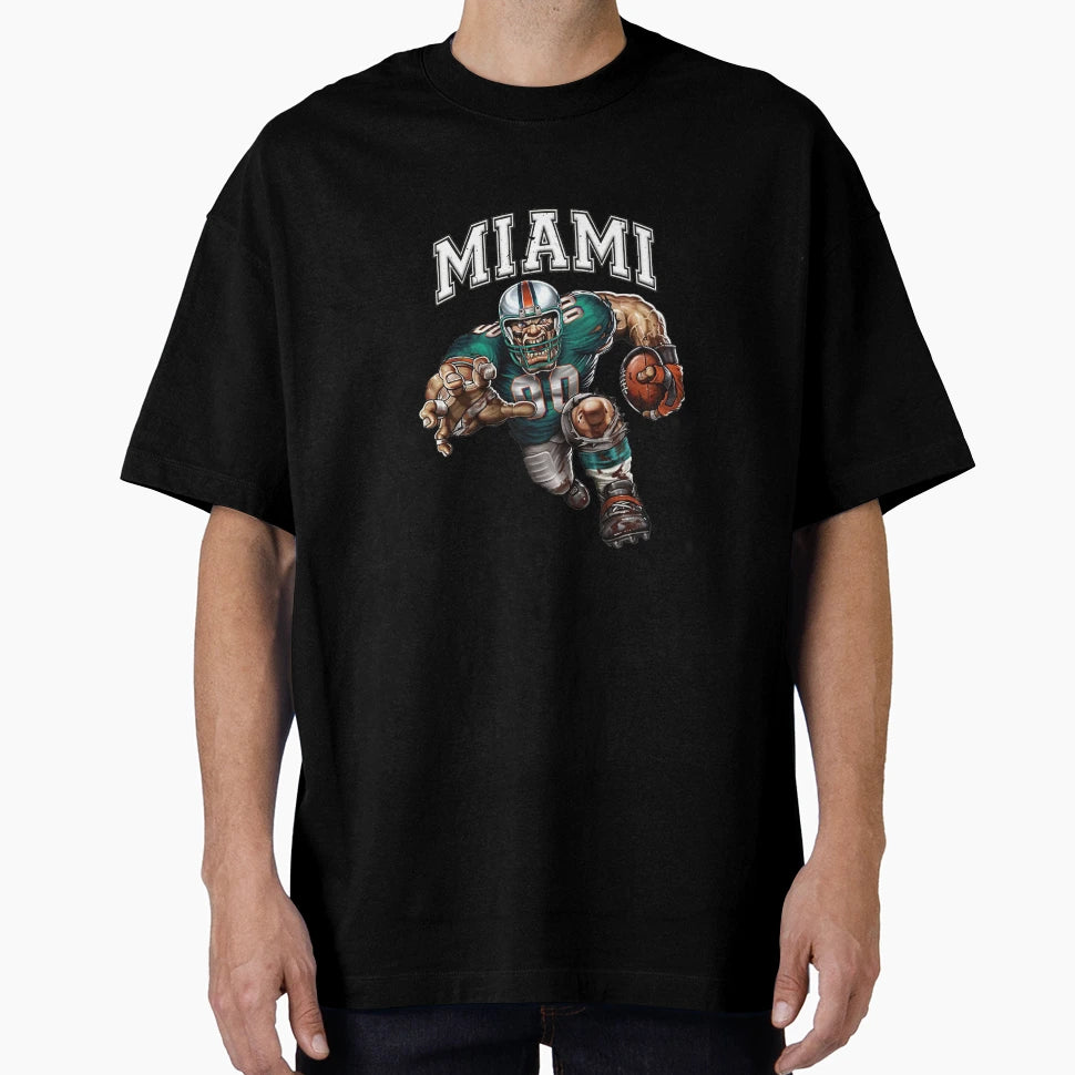 Miami Football T-Shirt - Graphic Print for Adults - T-Shirt, Sweatshirt, Hoodie