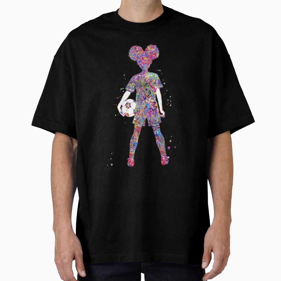 Soccer Player T-Shirt - Custom Art Print Men Women - T-Shirt, Sweatshirt, Hoodie
