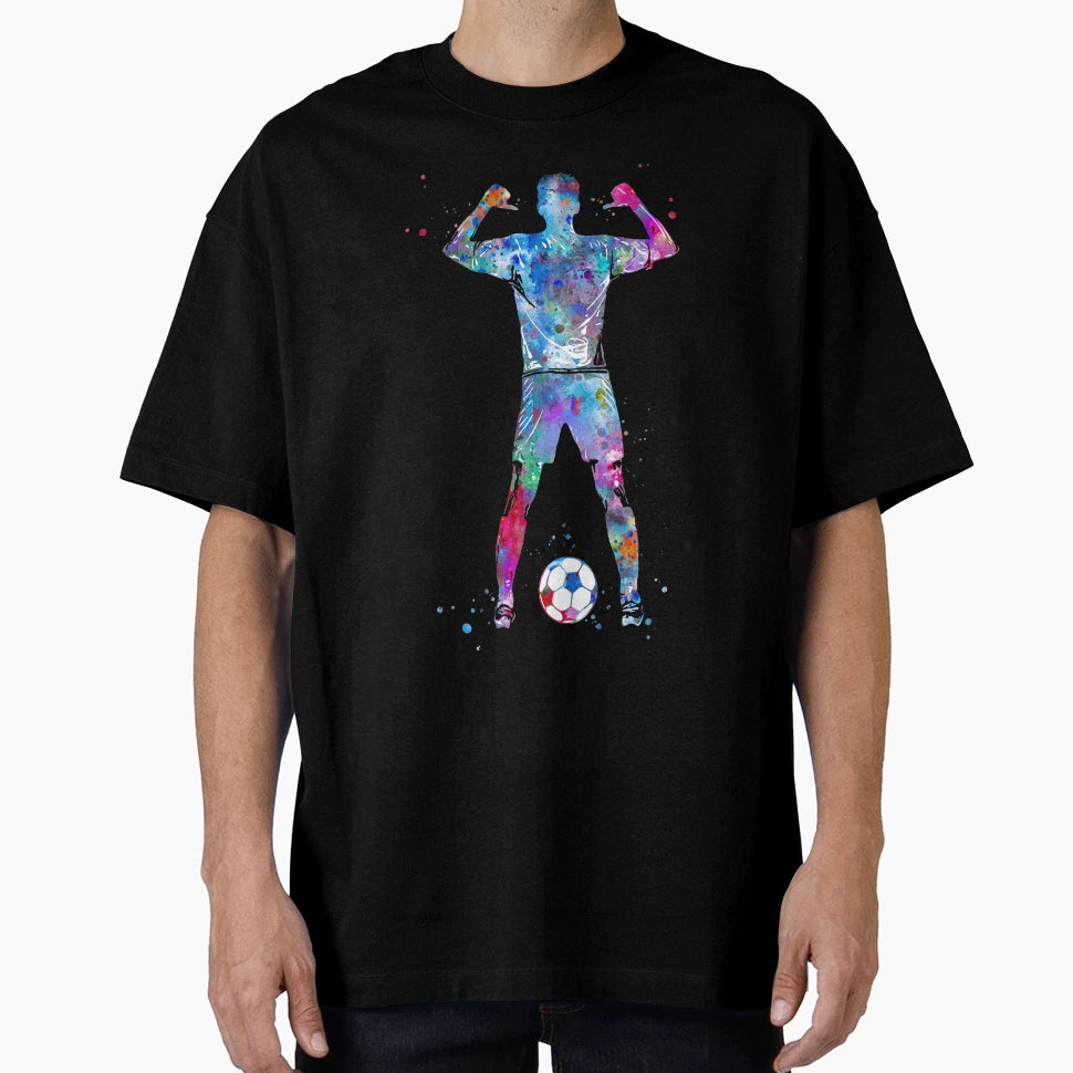 Male Soccer Player T-Shirt - Aesthetic Graphic Unisex - T-Shirt, Sweatshirt, Hoodie