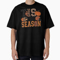 Tis Season Football Pumpkin Fall T-Shirt - Casual Everyday Wear Unisex - T-Shirt, Sweatshirt, Hoodie