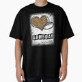 Game Day Leopard Heart Football Lovers T-Shirt - Unique Graphic Unisex - T-Shirt, Sweatshirt, Hoodie