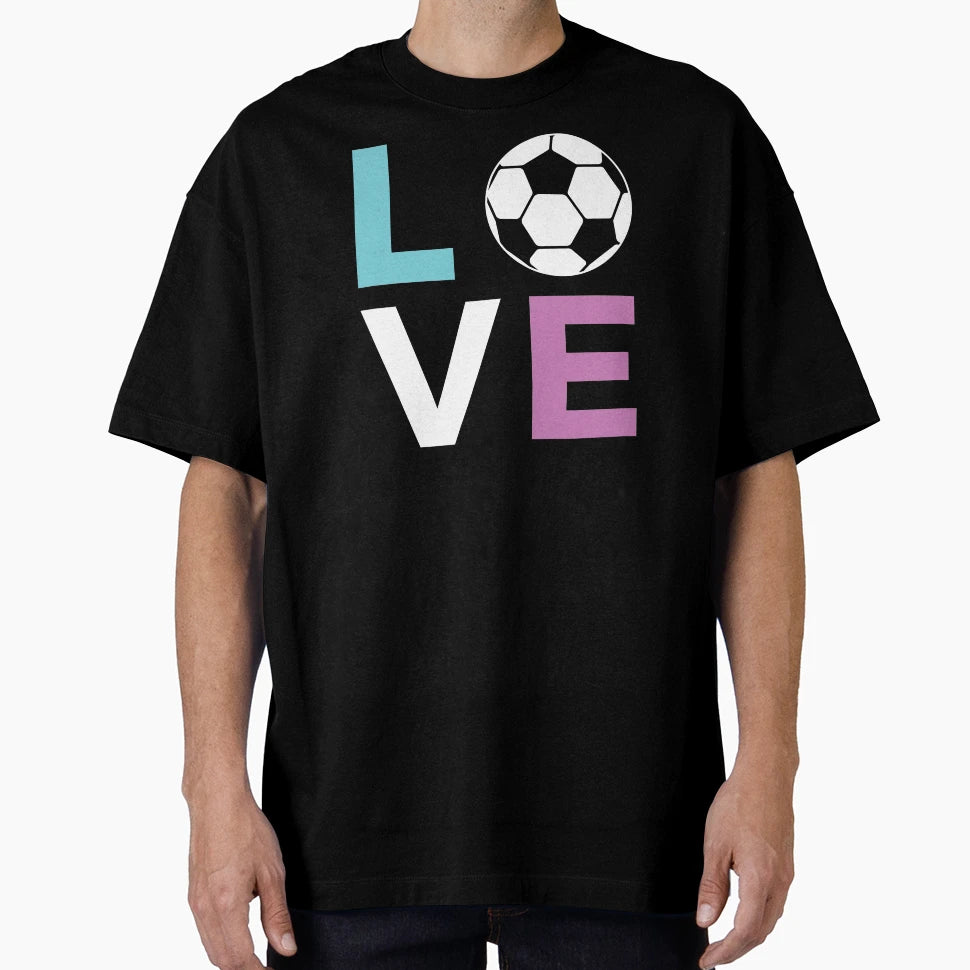 Love Soccer T-Shirt - Aesthetic Graphic Unisex - T-Shirt, Sweatshirt, Hoodie