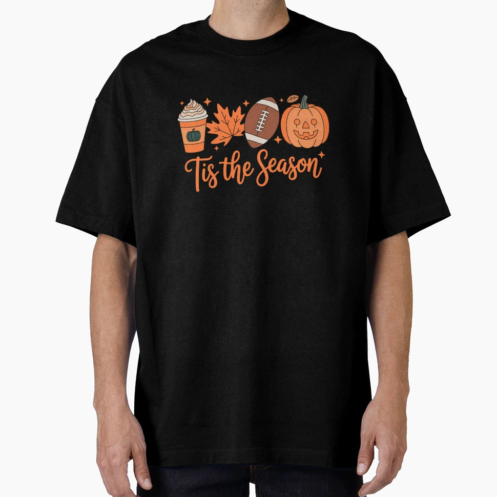 Its Season Fall Football Thanksgiving T-Shirt - Novelty Apparel Men Women - T-Shirt, Sweatshirt, Hoodie