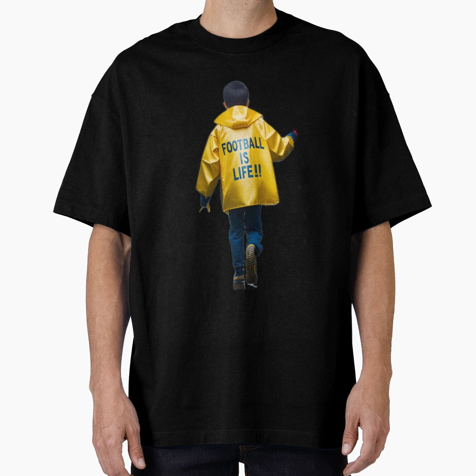 Football Is Whole Life T-Shirt - Custom Art Print Unisex - T-Shirt, Sweatshirt, Hoodie