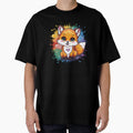 Cute animal kawaii love heart colors splash painting - Adult & Kids T-Shirts, Sweatshirts & Hoodies apparel design preview 1