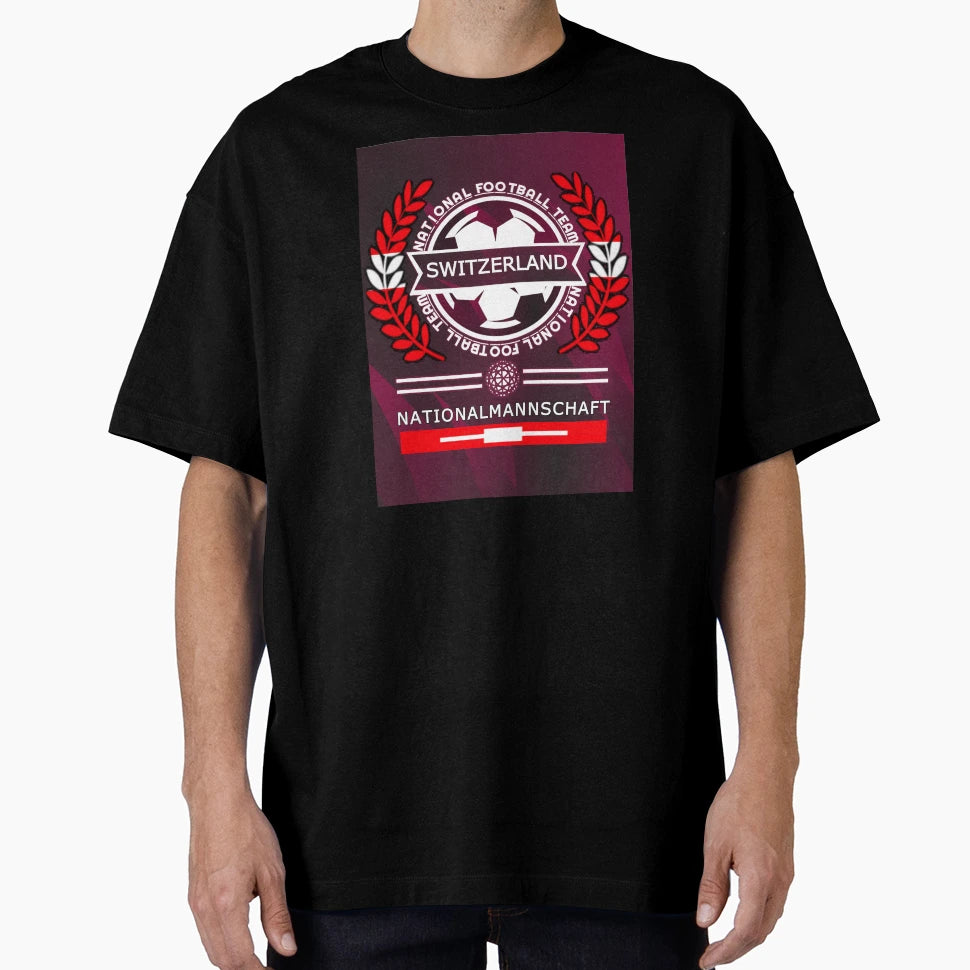 Switzerland New Football Supporters T-Shirt - Minimalist Print Men Women - T-Shirt, Sweatshirt, Hoodie