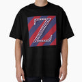 Letter Z Americana Old Glory Red And Blue T-Shirt - Trendy Graphic Unisex - T-Shirt, Sweatshirt, Hoodie