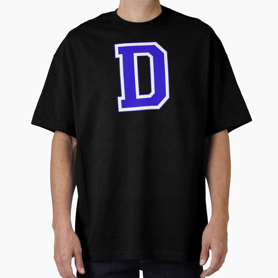 Varsity Letter D T-Shirt - Custom Art Print Unisex - T-Shirt, Sweatshirt, Hoodie