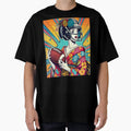 Geisha Football Pop Art Fusion T-Shirt - Trendy Graphic Men Women - T-Shirt, Sweatshirt, Hoodie