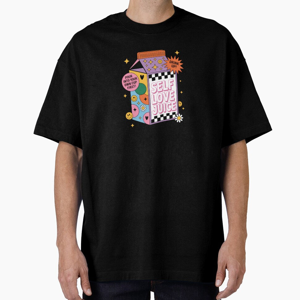 Cute Self Love Juice Daily Confidence Positivity - Adult & Kids T-Shirts, Sweatshirts & Hoodies apparel design preview 1