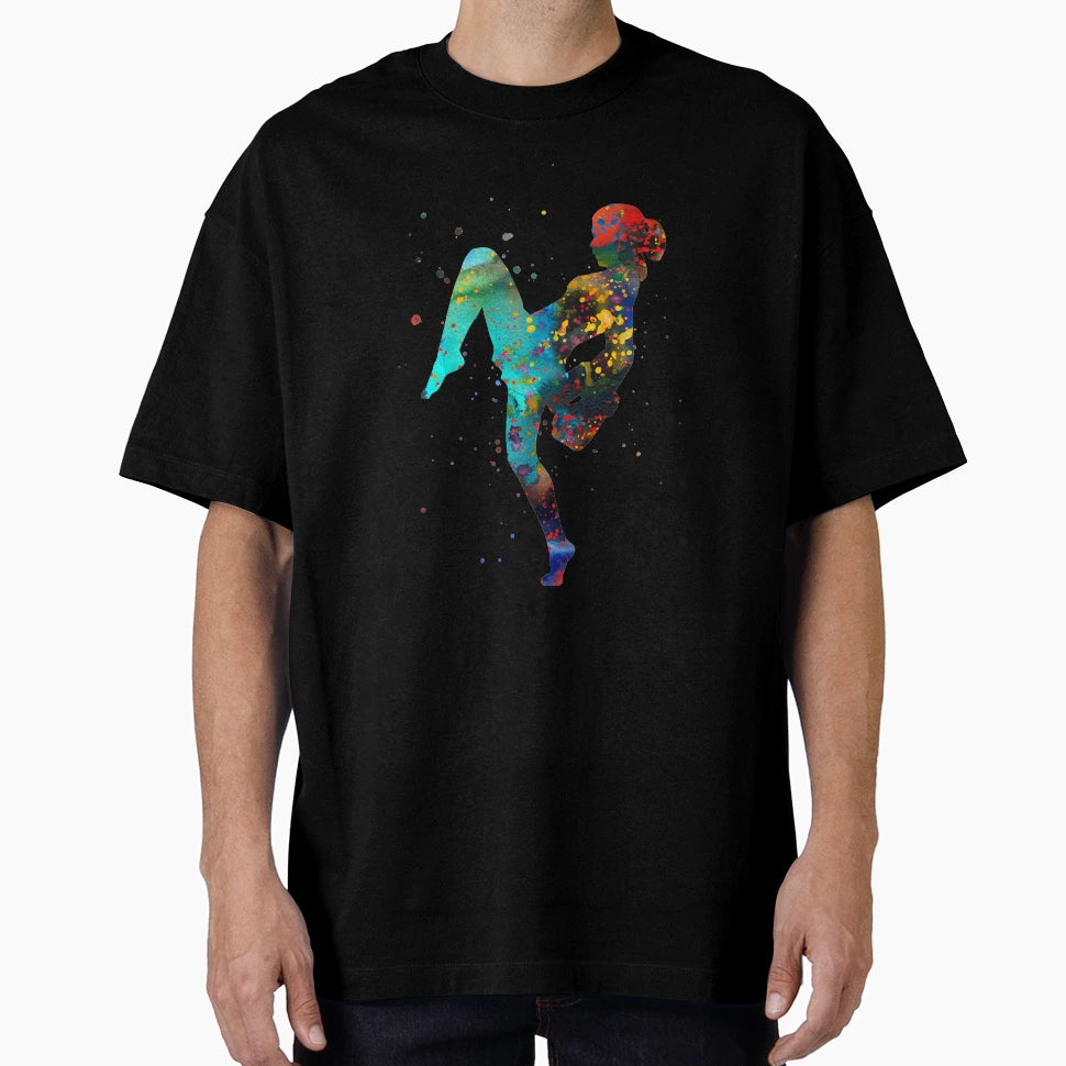 Lady Muay Thai Boxing Muay Thai T-Shirt - Custom Art Print for Adults - T-Shirt, Sweatshirt, Hoodie