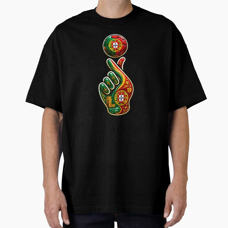Portugal Soccer Fan Design Portuguese Football Gift - Adult & Kids T-Shirts, Sweatshirts & Hoodies apparel design preview 1