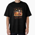 Just Who Loves Fall Pumpkin Football Cozy T-Shirt - Novelty Apparel Unisex - T-Shirt, Sweatshirt, Hoodie