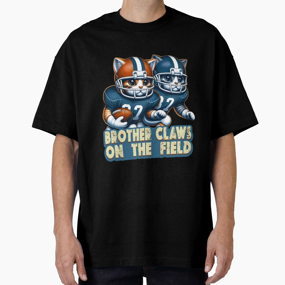 Brother Claws Field American Football T-Shirt - Minimalist Print Unisex - T-Shirt, Sweatshirt, Hoodie