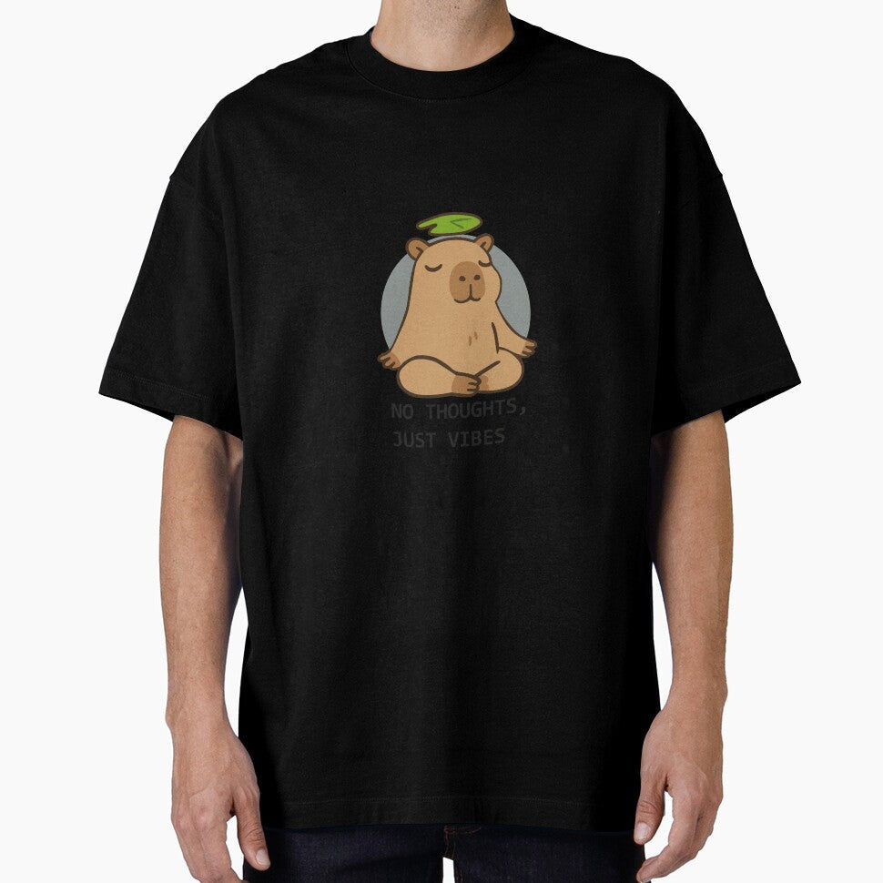 Zen capybara by SpringSpirit - Adult & Kids T-Shirts, Sweatshirts & Hoodies apparel design preview 1