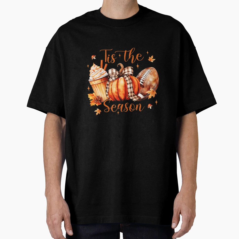 Coquette Tis Season Pumpkin T-Shirt - Fun Novelty Design for Adults - T-Shirt, Sweatshirt, Hoodie