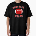Football Coach Red T-Shirt - Unique Graphic for Adults - T-Shirt, Sweatshirt, Hoodie