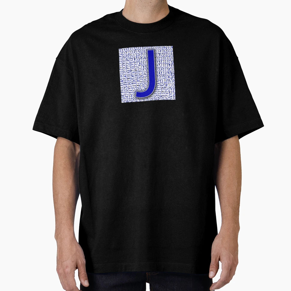 Versal J Winter T-Shirt - Minimalist Print for Adults - T-Shirt, Sweatshirt, Hoodie