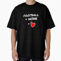Football Wine Love T-Shirt - Fun Novelty Design Men Women - T-Shirt, Sweatshirt, Hoodie
