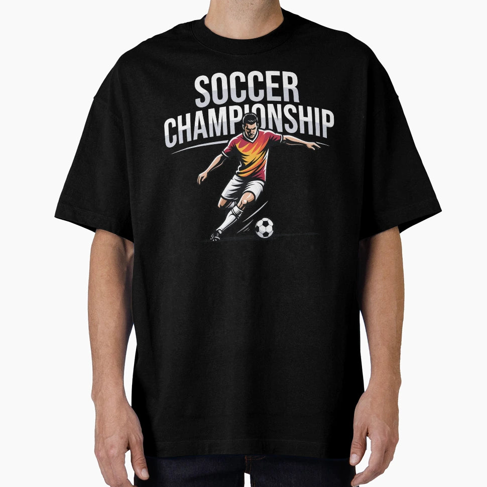 Soccer Championship T-Shirt - Casual Everyday Wear for Adults - T-Shirt, Sweatshirt, Hoodie