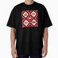 Cherry Puppy Love: Vintage Quilt Pattern by gogowent - Adult & Kids T-Shirts, Sweatshirts & Hoodies apparel design preview 1