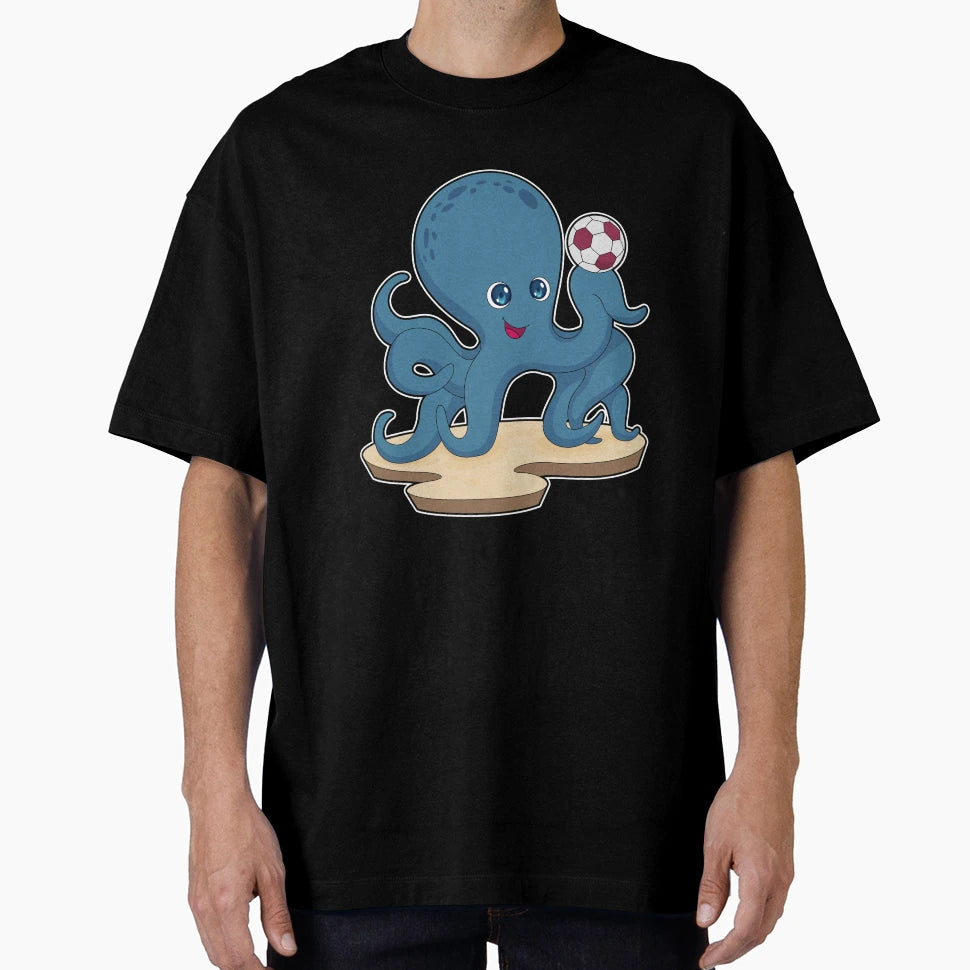Octopus Soccer Player Soccer T-Shirt - Graphic Print Men Women - T-Shirt, Sweatshirt, Hoodie