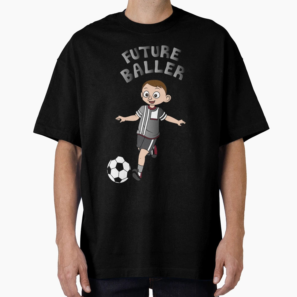 Future Baller Brunette T-Shirt - Custom Art Print Unisex - T-Shirt, Sweatshirt, Hoodie