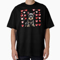 Cute Schnauzer Dog Mom Love Sticker Kawaii Retro - Adult & Kids T-Shirts, Sweatshirts & Hoodies apparel design preview 1