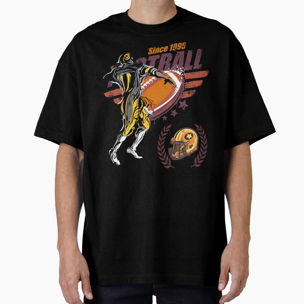 Deadfamous American Football T-Shirt - Custom Art Print Unisex - T-Shirt, Sweatshirt, Hoodie