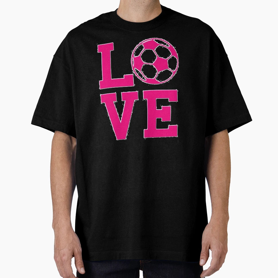 Soccer Heart Gift Valentines Day T-Shirt - Graphic Print for Adults - T-Shirt, Sweatshirt, Hoodie