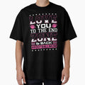 Love You To End Zone And Back 3 T-Shirt - Unique Graphic for Adults - T-Shirt, Sweatshirt, Hoodie