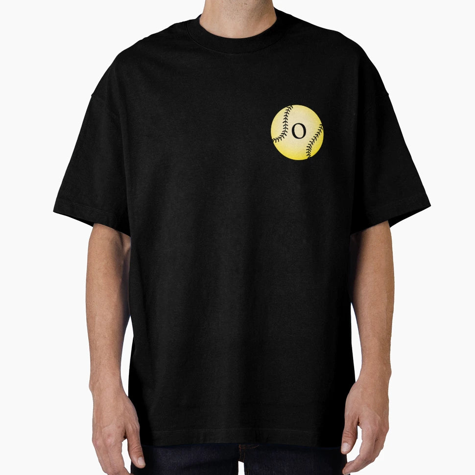 Softball Ball O T-Shirt - Casual Everyday Wear Unisex - T-Shirt, Sweatshirt, Hoodie