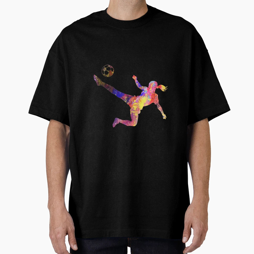 Kicking Ball Air Art I T-Shirt - Novelty Apparel Men Women - T-Shirt, Sweatshirt, Hoodie