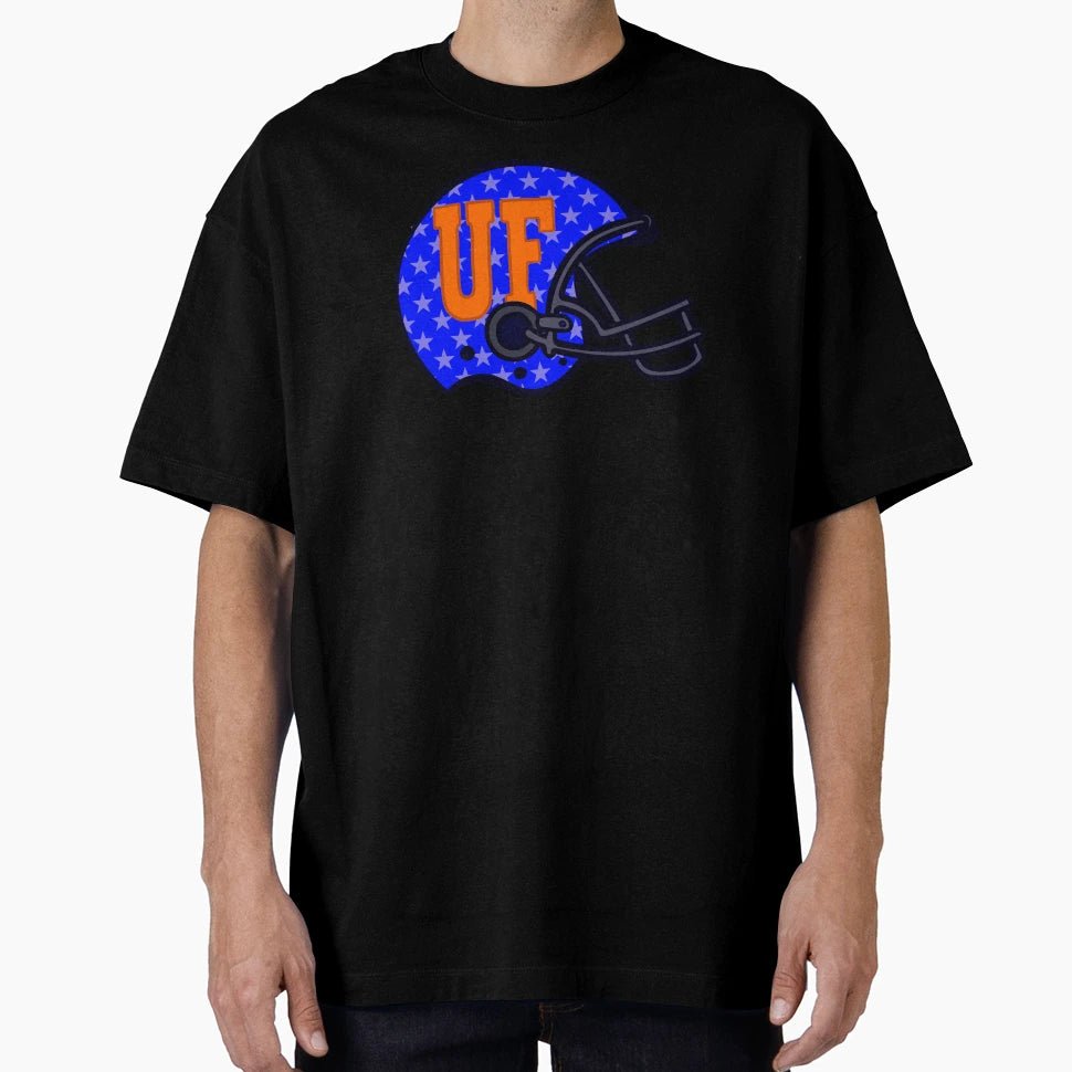 Uf Stars Football Helmet T-Shirt - Trendy Graphic for Adults - T-Shirt, Sweatshirt, Hoodie