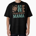 Mama 1 Year Old Football 1St Year T-Shirt - Custom Art Print Men Women - T-Shirt, Sweatshirt, Hoodie