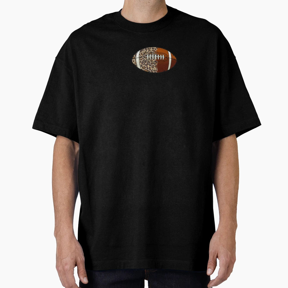 Football Leopard Png Sublimation T-Shirt - Custom Art Print Unisex - T-Shirt, Sweatshirt, Hoodie