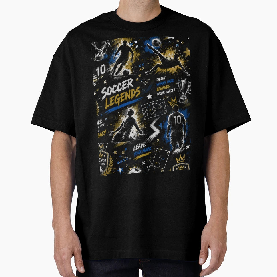 Soccer Fan Gift Football Lover Sports T-Shirt - Custom Art Print Unisex - T-Shirt, Sweatshirt, Hoodie