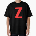 Big Red Alphabet Letter Z T-Shirt - Graphic Print Men Women - T-Shirt, Sweatshirt, Hoodie