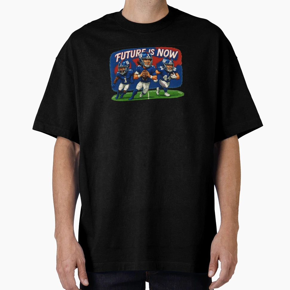Giants Trio Jaxson Dart Malik Nabers Cam T-Shirt - Custom Art Print Unisex - T-Shirt, Sweatshirt, Hoodie