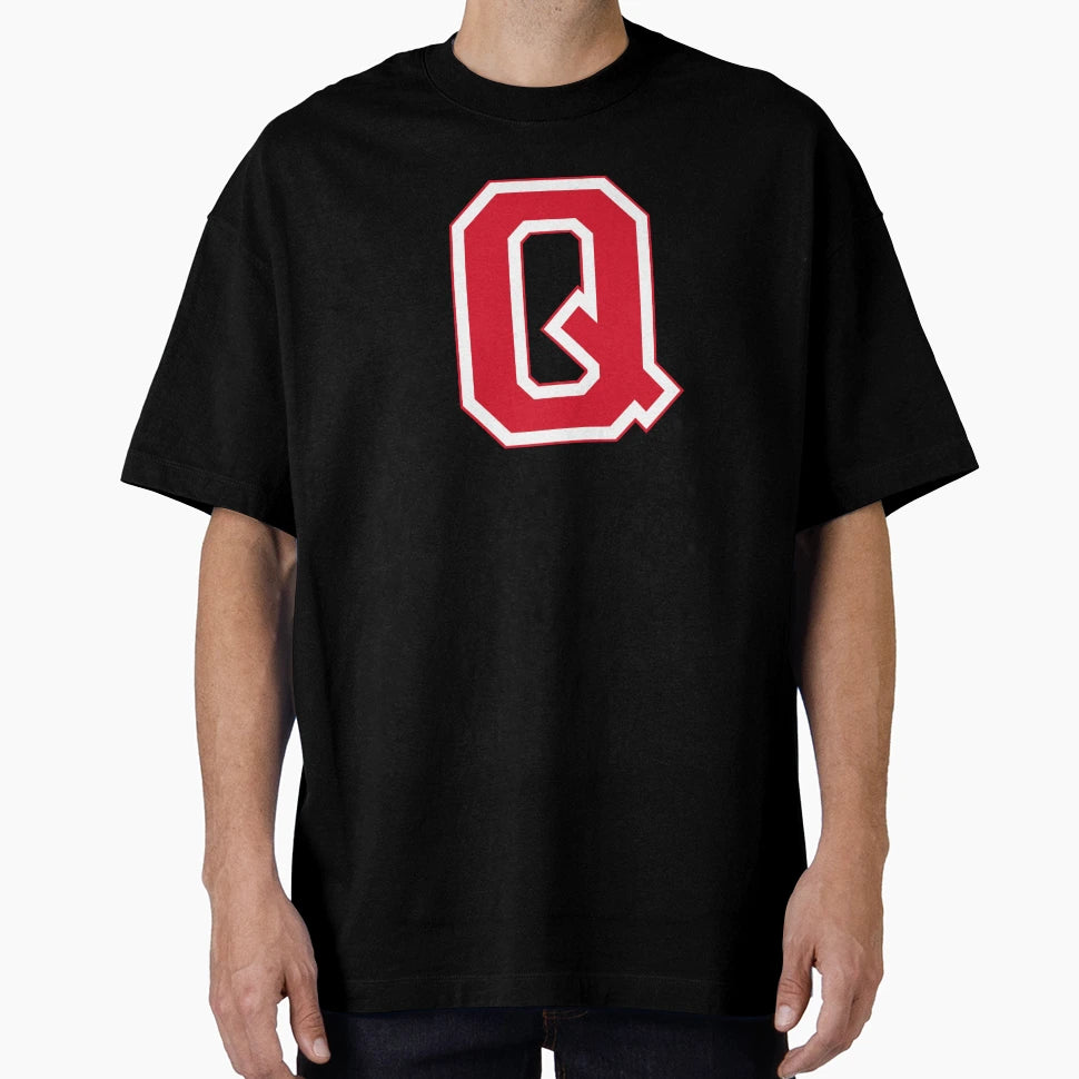 Red Varsity Letter Q T-Shirt - Custom Art Print Unisex - T-Shirt, Sweatshirt, Hoodie