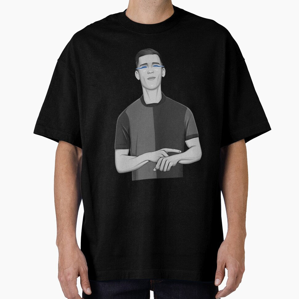 Dani Olmo Black and White Version. by Aldduardo - Adult & Kids T-Shirts, Sweatshirts & Hoodies apparel design preview 1