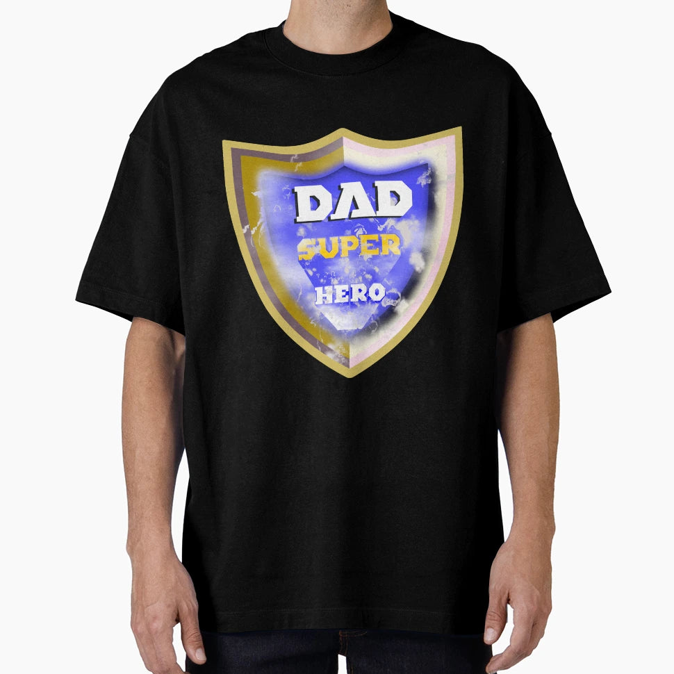 Dad Super Hero T-Shirt - Minimalist Print Unisex - T-Shirt, Sweatshirt, Hoodie