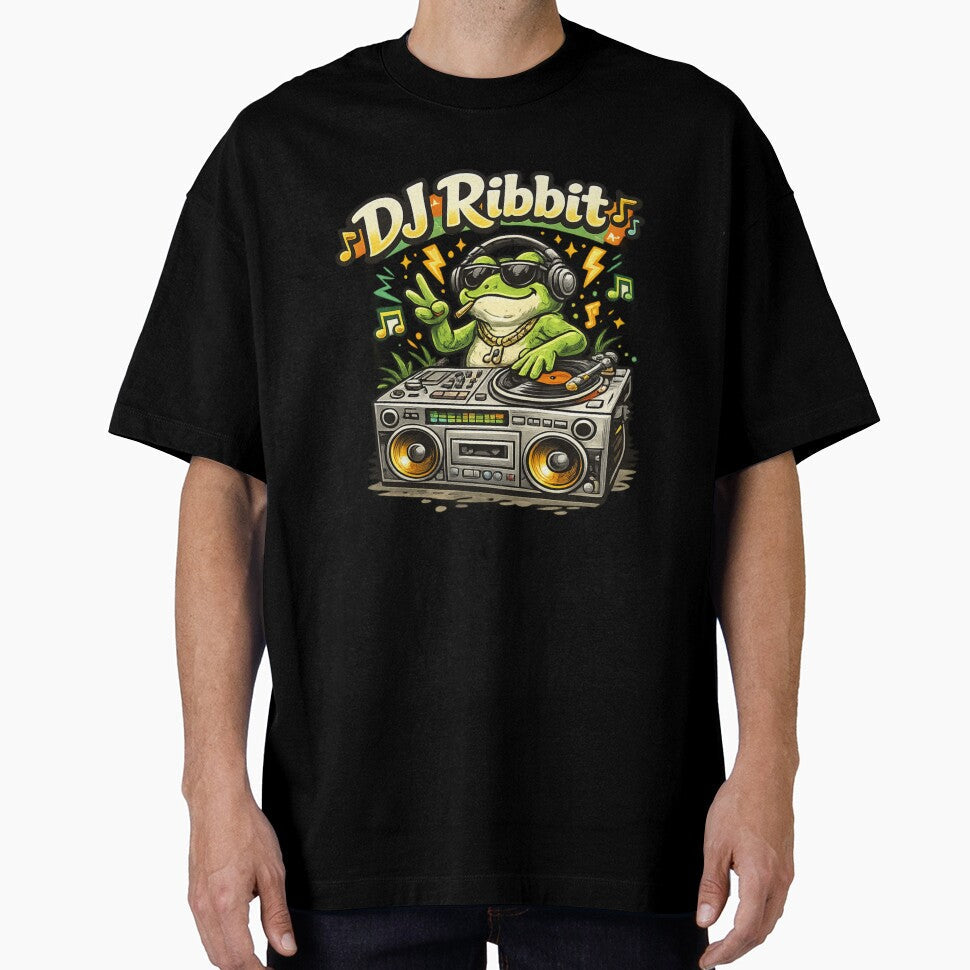 DJ Frog by FroggyOnly - Adult & Kids T-Shirts, Sweatshirts & Hoodies apparel design preview 1