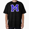 Varsity Letter M T-Shirt - Unique Graphic for Adults - T-Shirt, Sweatshirt, Hoodie