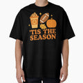 Tis Season Fall Football Coffee T-Shirt - Unique Graphic Men Women - T-Shirt, Sweatshirt, Hoodie