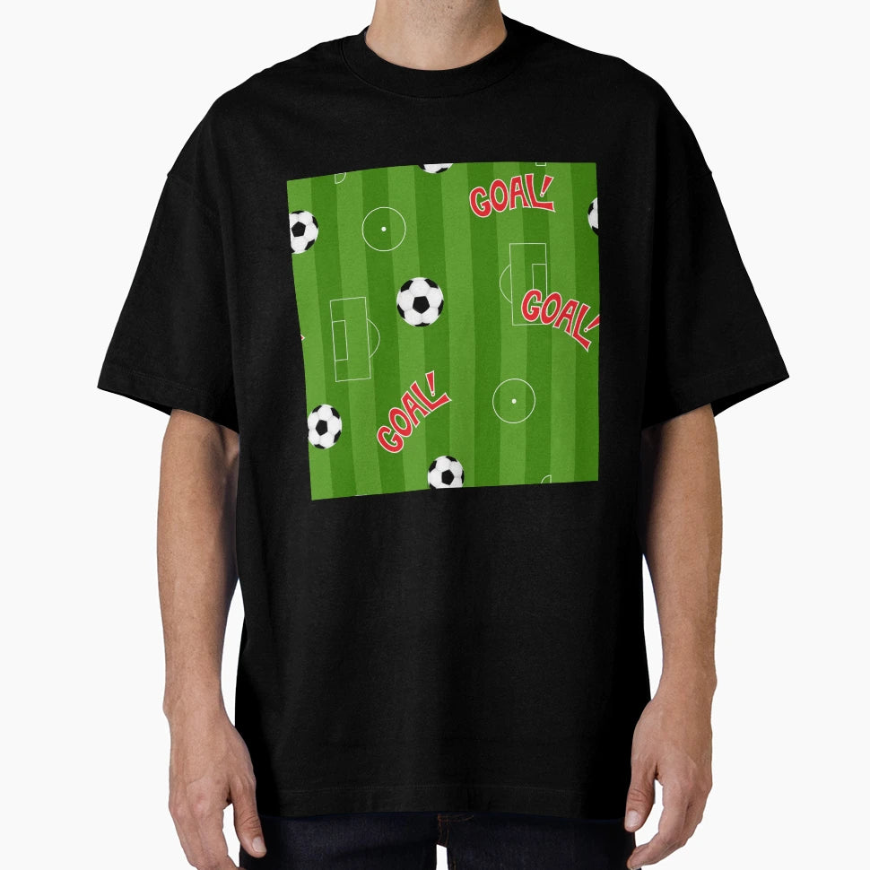 Football Pitch Soccer Field And T-Shirt - Fun Novelty Design Unisex - T-Shirt, Sweatshirt, Hoodie