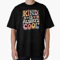 Kind Is Always Cool Groovy Retro Typography by - Adult & Kids T-Shirts, Sweatshirts & Hoodies apparel design preview 1