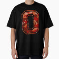Team Sports Uniform Number 0 Orange T-Shirt - Unique Graphic Men Women - T-Shirt, Sweatshirt, Hoodie