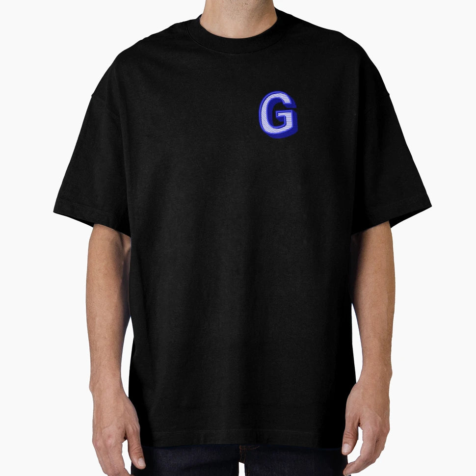 3D Alphabet Letter G Bold Typography T-Shirt - Graphic Print Unisex - T-Shirt, Sweatshirt, Hoodie