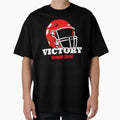 Victory Through Christ Football Helmet T-Shirt - Fun Novelty Design Unisex - T-Shirt, Sweatshirt, Hoodie